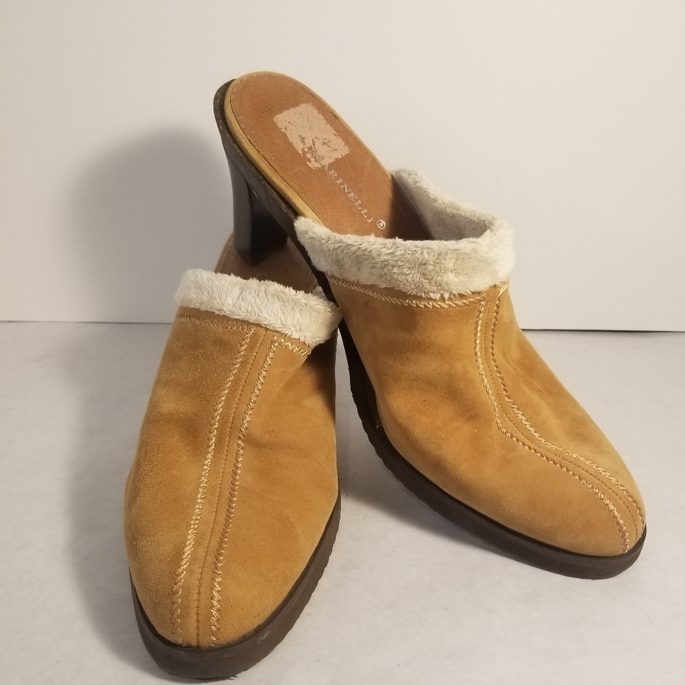 A. Marinelli suede mule